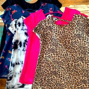 Girls 14/16 Plus Lot 5qty A-Line Shirts